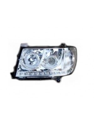 Передние фары LED на Land Cruiser 100 